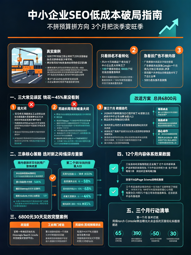 中小企业 SEO 网站优化策略，低成本获取自然搜索流量